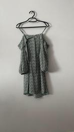NIEUW groene jurk met print L, Kleding | Dames, Jurken, Nieuw, Groen, Ophalen of Verzenden, Vintage dressing