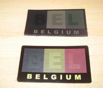 Set mouwbadge BELGIUM (velcro) beschikbaar voor biedingen