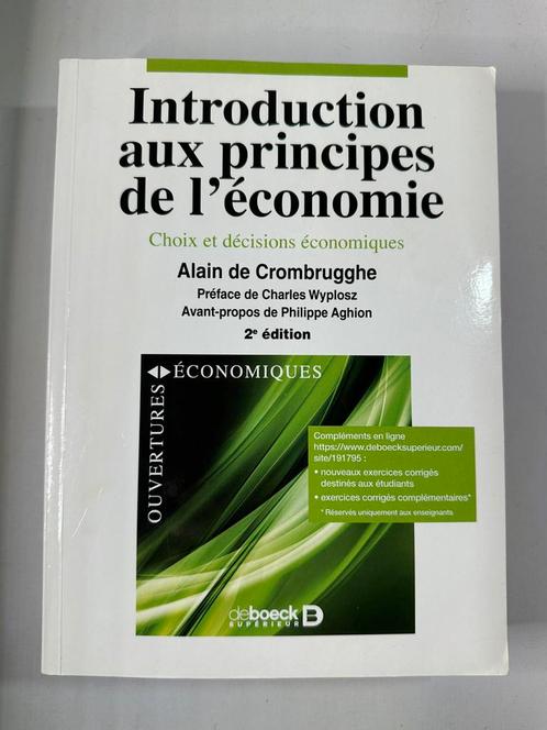 Introduction aux principes de l’économie  - Alain.C, Boeken, Informatica en Computer, Zo goed als nieuw, Overige onderwerpen, Ophalen
