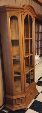 vitrine en bois, Huis en Inrichting, Kasten | Vitrinekasten, 50 tot 100 cm, 100 tot 150 cm, Zo goed als nieuw, Overige houtsoorten