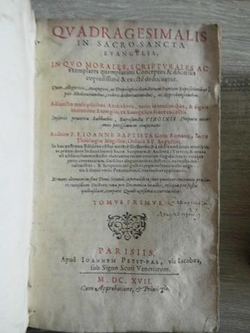 Antiek boek uit Belgische abdij bij Leuven 1617 beschikbaar voor biedingen