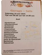 rommelmarkt/garage sale, Ophalen