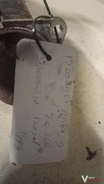 Startmotor opel astra G 2.0D 16v bjr99 beschikbaar voor biedingen