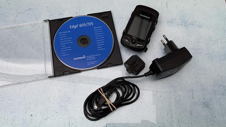 Fietscomputer: Garmin Edge705, Fietsen en Brommers, Fietsaccessoires | Fietscomputers, Zo goed als nieuw, Draadloos, GPS, Waterdicht