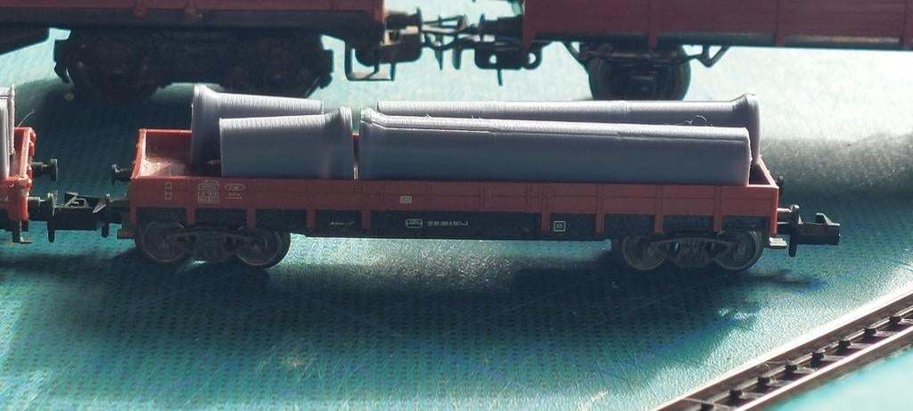 TUYAUX D'ÉGOUT NLK 0225 COMME CARGAISON OU PAYSAGE 1/160, Hobby & Loisirs créatifs, Trains miniatures | Échelle N, Neuf, Autres marques