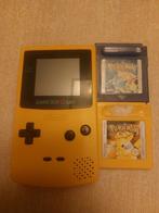 Game Boy Color & Pokemon Geel & Blauw, Ophalen of Verzenden, Zo goed als nieuw, Game Boy Color, Met games