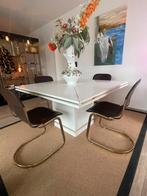 Chaises de salle à manger Willy Rizzo C2 Cidue, Enlèvement ou Envoi, Comme neuf, Brun, Mid century Willy Rizzo