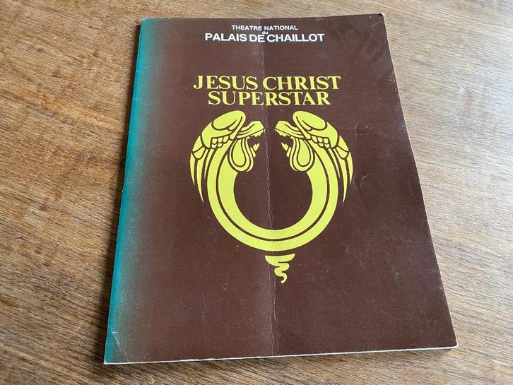Jésus Christ Superstar Théatre National du Palais Chaillot c, Collections, Musique, Artistes & Célébrités, Utilisé, Affiche, Œuvre d'art ou Peinture