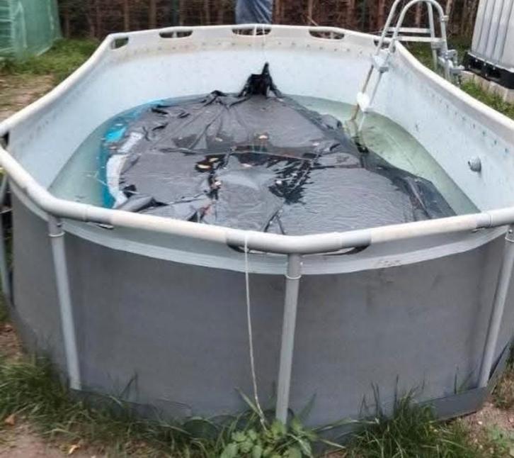 Zwembad met toebehoren, Jardin & Terrasse, Accessoires de piscine, Enlèvement