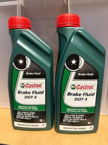 2 x Castrol DOT 4 Remvloeistof beschikbaar voor biedingen