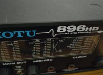 Interface audio Motu 896HD, Enlèvement, Reconditionné, Audio