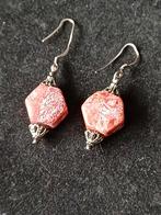 Mooie zilveren oorbellen met bloedkoraal, Ophalen