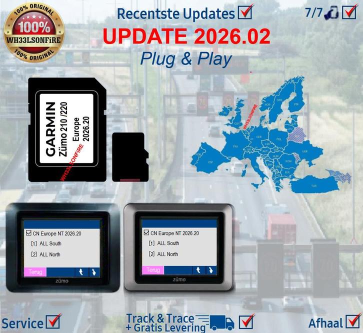 ZUMO 210 - 220 Update Sd kaart Europa 2026.20 ( mei 2025 ), Computers en Software, Navigatiesoftware, Update, Ophalen of Verzenden