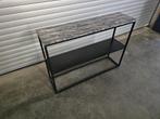muurtafel / console / wandtafel 120cm marmer blad, Ophalen, Zo goed als nieuw