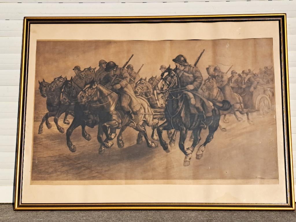 eau forte epreuve d artiste signe Constant DE BUSSCHERE, Antiek en Kunst, Kunst | Etsen en Gravures, Ophalen of Verzenden