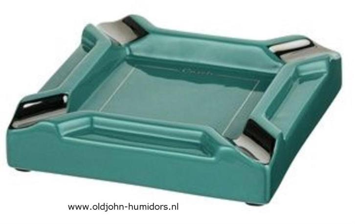 CASETI MERK SIGAAR ASBAK 20 CM GRIJS/BLAUW KERAMIEK   sab09, Verzamelen, Rookartikelen, Aanstekers en Luciferdoosjes, Nieuw, Asbak