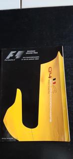 Formula 1 programma boekje Spa 2004, Ophalen of Verzenden, Nieuw