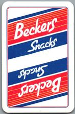 joker - J2698 - 2x snacks Becker, Collections, Cartes à jouer, Jokers & Jeux des sept familles, Comme neuf, Enlèvement ou Envoi