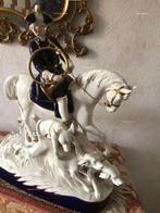 Royal Dux porselein - jachttafereel, Antiek en Kunst, Ophalen