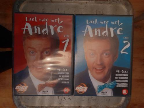 Lach mee me André (deel 1, 2, 5 en 6), Cd's en Dvd's, Dvd's | Cabaret en Sketches, Zo goed als nieuw, Stand-up of Theatershow