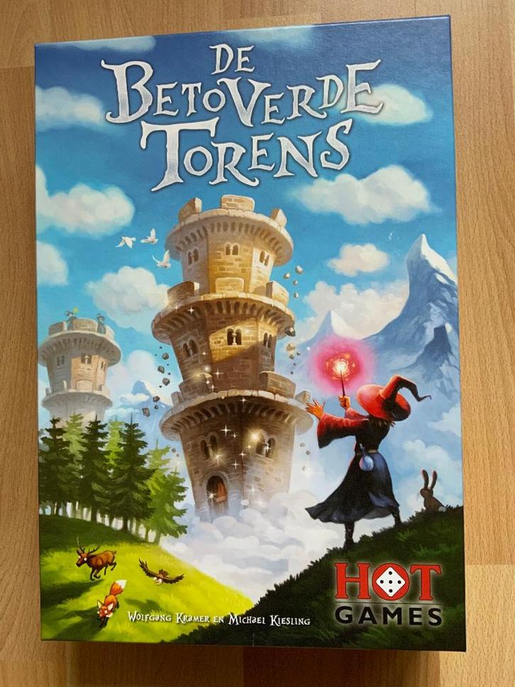 Betoverde Torens, Hobby en Vrije tijd, Gezelschapsspellen | Bordspellen, Zo goed als nieuw, Een of twee spelers, Drie of vier spelers