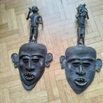 Masques africains en bronze, Ophalen