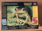 puzzel 1000 st - National Geographic - Boomkikker Brazilië, Ophalen of Verzenden, 500 t/m 1500 stukjes, Gebruikt, Legpuzzel