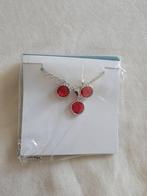 EFFY juwelen rood: ketting en oorbellen, Ophalen, Nieuw, Rood, Kunststof