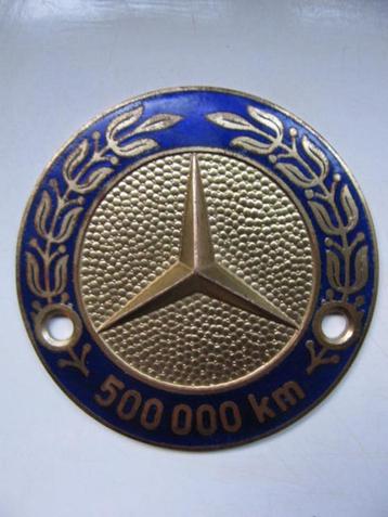 17 Mercedes Benz 500000 km badge 500.000 embleem