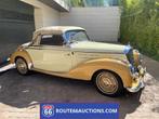 Mercedes-Benz 220A Cabriolet | 1952 | Route 66 Auctions, Auto's, Zwart, Mercedes-Benz, Bedrijf, Handgeschakeld