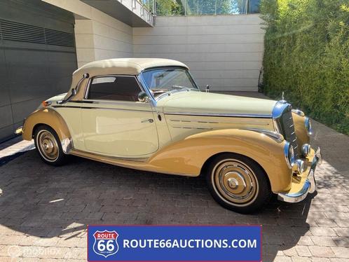Mercedes-Benz 220A Cabriolet | 1952 | Route 66 Auctions, Auto's, Oldtimers, Bedrijf, Te koop, Mercedes-Benz, Benzine, Overige carrosserie