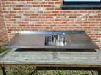 Inox spoelbak, Ophalen, Gebruikt, Inox
