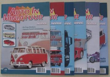 Auto in miniatuur - tijdschrift 2008 - 1 tot 6