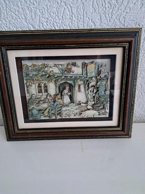 Kader anton pieck, Antiek en Kunst, Curiosa en Brocante, Ophalen of Verzenden