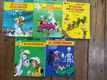 5 Stripverhalen van Lucky Luke beschikbaar voor biedingen
