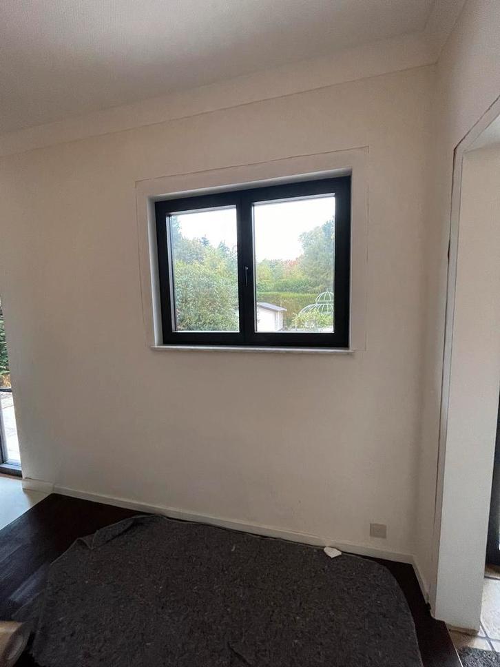 Raam aluminium steellook in ral 9005, Bricolage & Construction, Vitres, Châssis & Fenêtres, Utilisé, Enlèvement