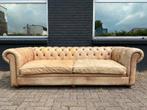 Stoere Chesterfield zetel cognac GRATIS GELEVERD!, Enlèvement ou Envoi