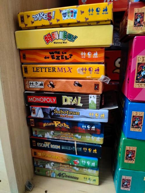Verschillende spelletjes, Hobby en Vrije tijd, Gezelschapsspellen | Bordspellen, Zo goed als nieuw, Ophalen of Verzenden