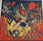 Sjamaan :Mexicaanse artiest Molka, beperkte oplage, zeefdruk, Antiek en Kunst, Ophalen of Verzenden