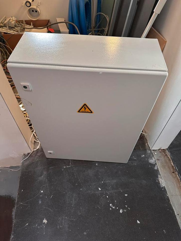 Zekeringkast/werfkast metaal, Doe-het-zelf en Bouw, Elektriciteit en Kabels, Gebruikt, Ophalen