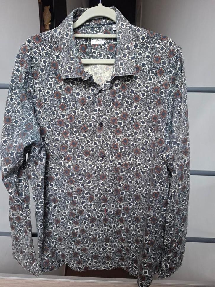 Chemise Dstrezzed XL/ XXL noir beige, Vêtements | Hommes, Chemises, Comme neuf, Autres tours de cou, Noir, Enlèvement ou Envoi