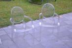 Kartell Louis Ghost chair stoel kristal Philippe Starck, Huis en Inrichting, Stoelen, Ophalen, Kunststof, Gebruikt, Twee