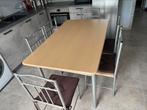 Tafel met 6 stoelen, Ophalen