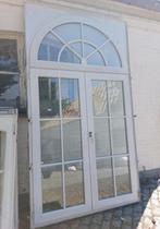 4 ramen, pvc, wit, dubbel glas, Ophalen, Gevelraam of Ruit, Gebruikt, 160 cm of meer