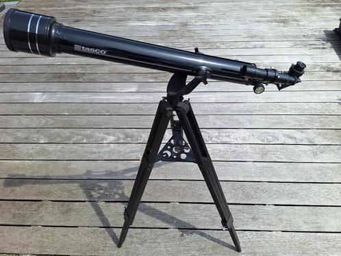 Tasco-telescoop op statief, Audio, Tv en Foto, Optische apparatuur | Telescopen, Zo goed als nieuw, Minder dan 80 mm, Met statief