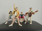 Groupe de rock/pop Queen complet en figurines décoratives en, Collections, Enlèvement ou Envoi