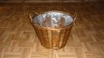 Grand panier, Osier, Rond, Comme neuf, Enlèvement