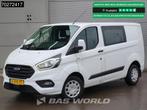 Ford Transit Custom 105pk Dubbel Cabine Euro6 LED L1H1 Trekh, Auto's, Bestelwagens en Lichte vracht, Euro 6, 4 cilinders, Wit