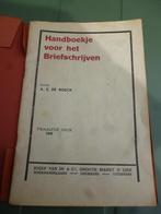 Vintage boek : Handboekje voor het briefschrijven 1943, Boeken, Ophalen of Verzenden