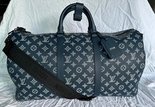 LOUIS VUITTON KEEPALL 50, Bijoux, Sacs & Beauté, Sacs | Sacs de voyage & Petits Sacs de voyage, Neuf, Bleu, 40 à 60 cm, 20 à 30 cm